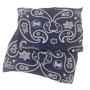 Blue Bandana style Buff neck gater